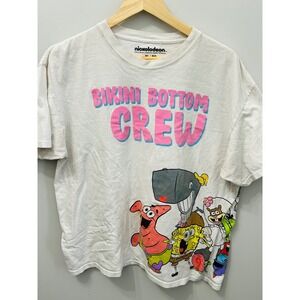 Nickelodeon Spongebob Bikini Bottom Crew T Shirt XL Graphic Tee Men